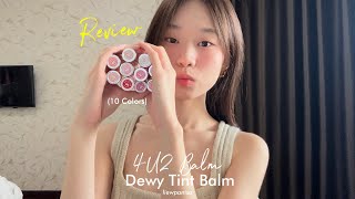 Review 4U2 Balm Dewy Tint Balm (ครบทุกสี!)🤍💄| liewpanisa