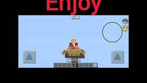 How to make a flying boat In Minecraft