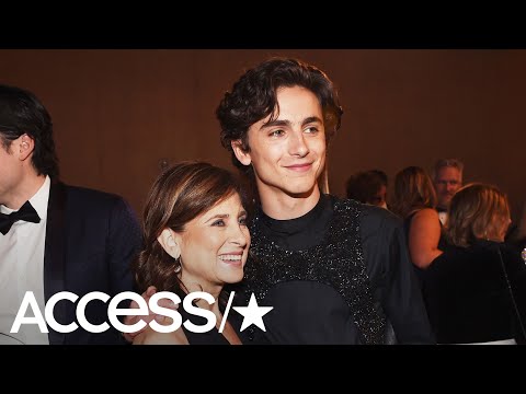 Timothée Chalamet's Mom Was Living Her Best Life At The Golden Globes Afterparties | Access