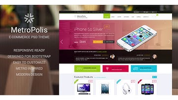 MetroPolis E-Commerce PSD Theme | Themeforest Website Templates and Themes