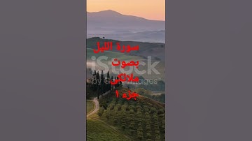 سورة الليل من الآية (١)إلى الآية (١٠)#quran #قران_كريم #قرآن #سورة_الليل