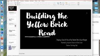 Yellow Brick Road - Usability Best Practice Workshop