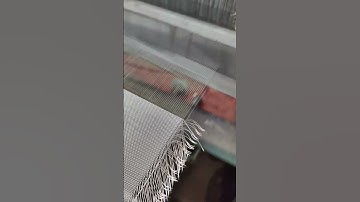 wire mesh weaving process !
