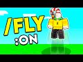 Using FLY MODE in Roblox Bedwars..