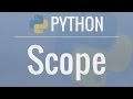 Python Tutorial: Variable Scope - Understanding the LEGB rule and global/nonlocal statements