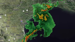 WEATHER LOOP: Rain, thunderstorms expected today in Southeast Texas