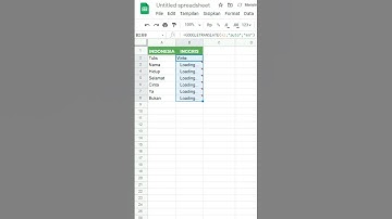 Cara Translate ke Semua Bahasa menggunakan Google Sheets #shorts