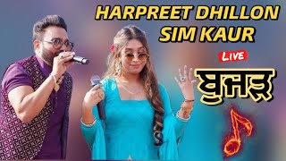 Harpreet Dhillon Sim Kaur Song Harpreet Dhillon Sim Kaur Live Punjabi Song Dute Song