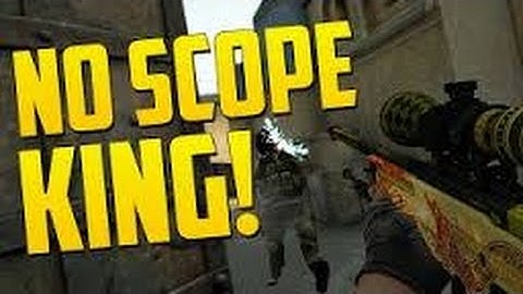 TRIPLE No Scope AWP kill on Competitive CS GO