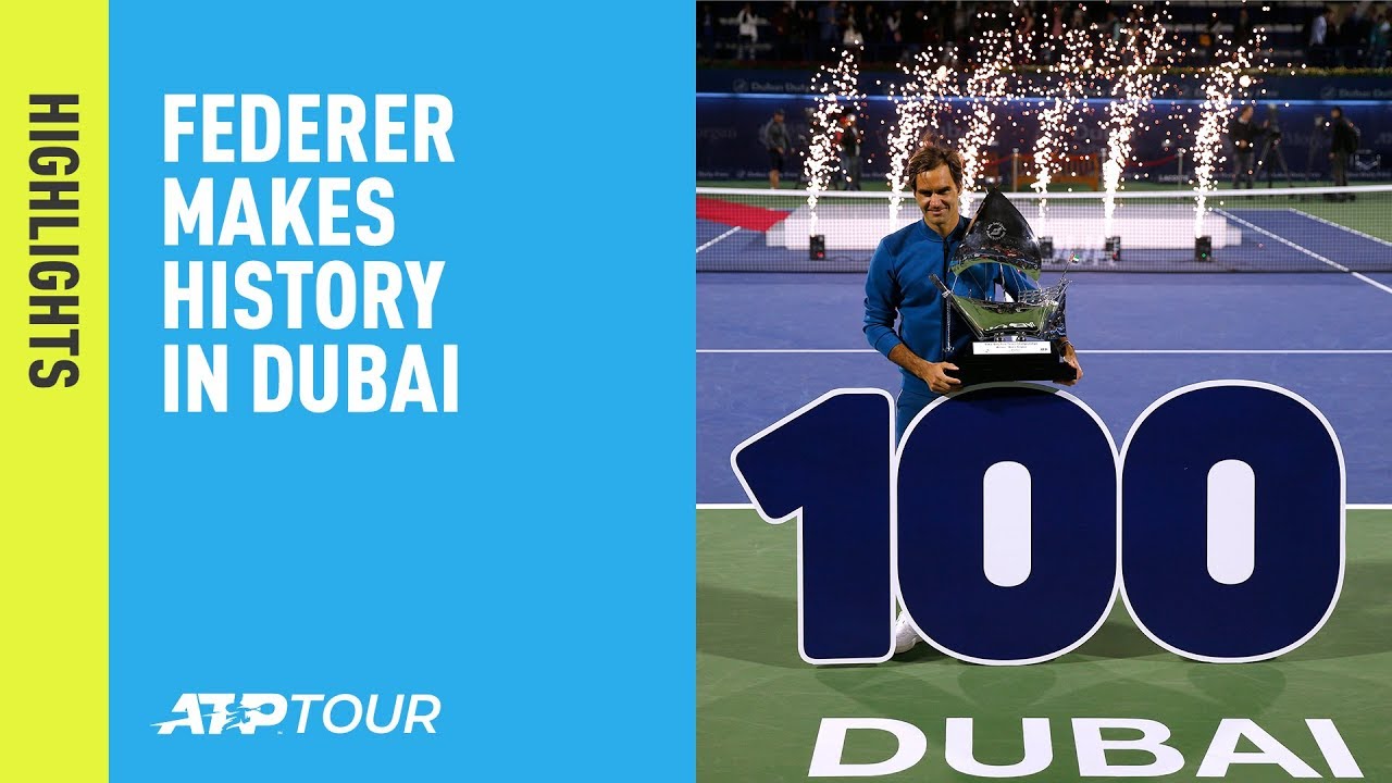 Roger Federer wins Dubai championships for 100th career title, Tennis