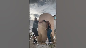 Two pieces so easy and so fast to assemble #backdrop #forrent #wood #woodwork #woodworker