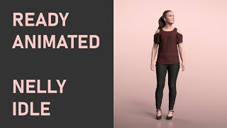 3DPEOPLE - Nelly Idle [Ready Animated]