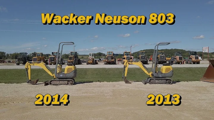 Wacker Neuson 803 Mini Excavators
