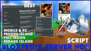 Blox Fruits Server Hop Script - FULL MOON, TTK, LEGENDARY HAKI, DOUGH KING AND MORE!