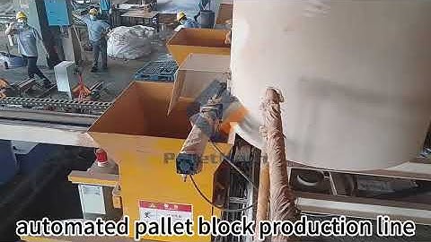Fully Automatic Molded Pallet Block Production Line