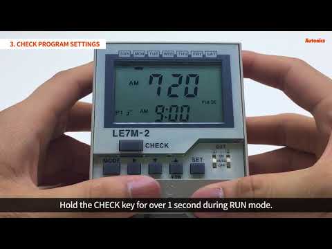 Autonics Tutorial : Weekly Timer Pulse Operation