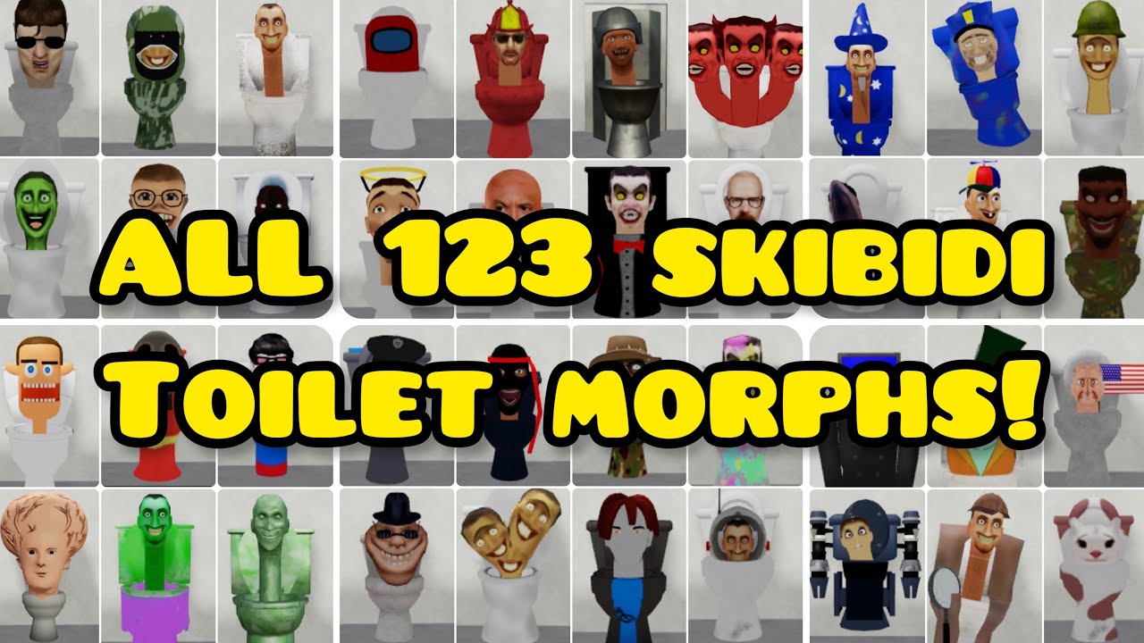 SKIBIDI TOILET MORPHS - ROBLOX 