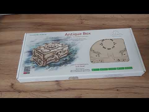 Деревянный 3Д пазл Ugears Антикварная шкатулка (70089) (4820184121003)