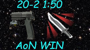 MW3: 20-2 1:50 All or Nothing Win on Hardhat! | AoN Rocks!