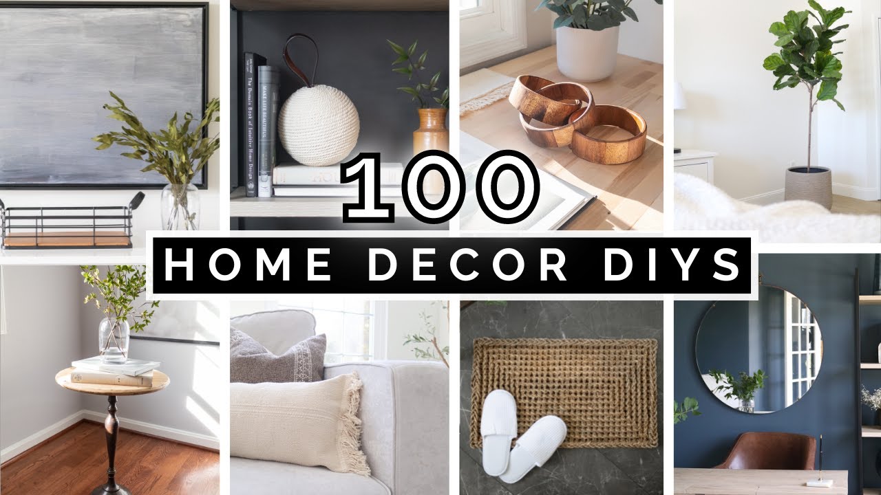 100 DIY HOME DECOR IDEAS & PROJECTS | AFFORDABLE & AESTHETIC - YouTube