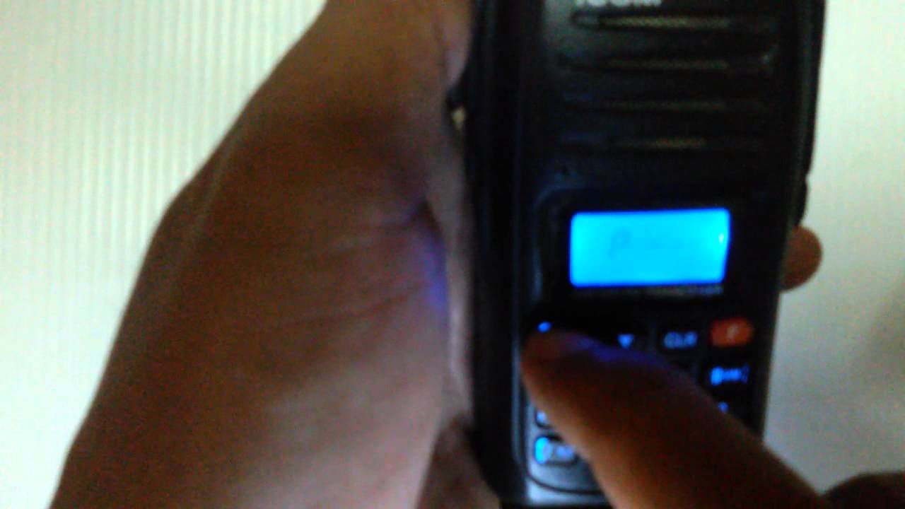 วิธีตั้งชื่อประจำเครื่อง icom 950 270 280 280E