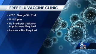 Free flu shots available in York