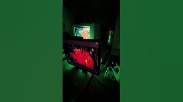 iPad Pro video feedback loop with CRT