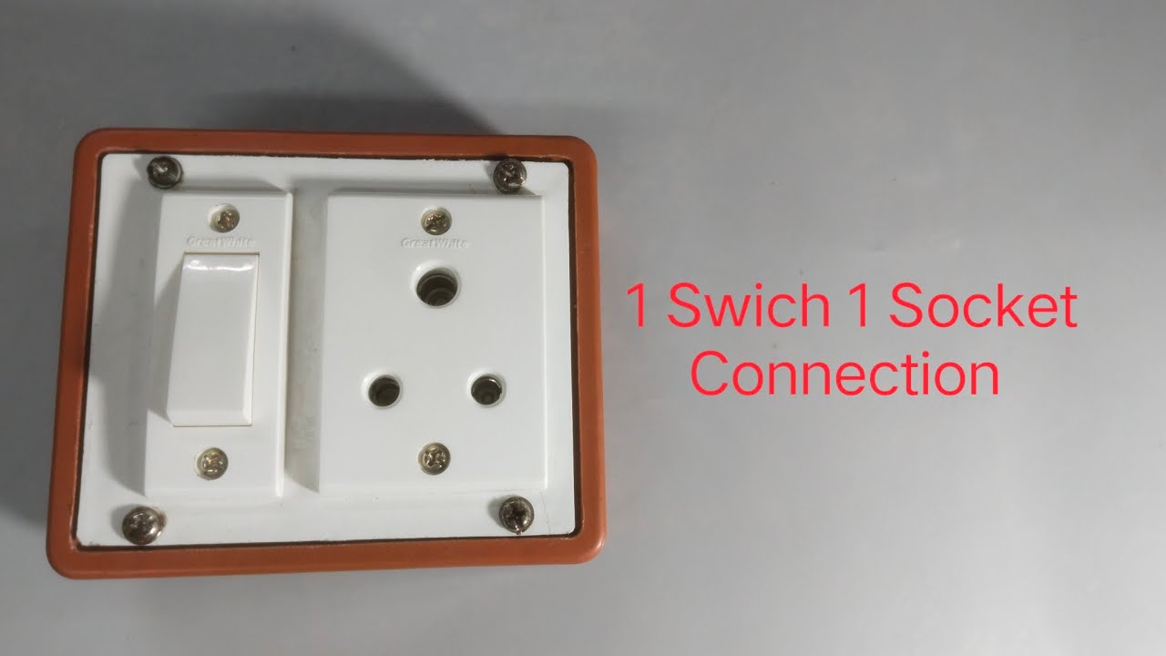 How To Upload Video 1 Swich 1 Socket Connection ! 1 Swich 1 Socket Connection Kaise Kiya Jata hai ! 