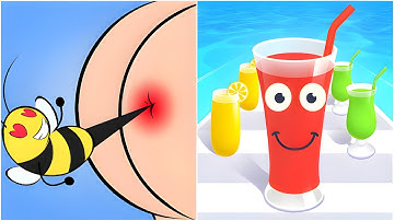 Juice Run 3D vs Help Me Tricky Puzzle - (All Levels, ASMR Games)