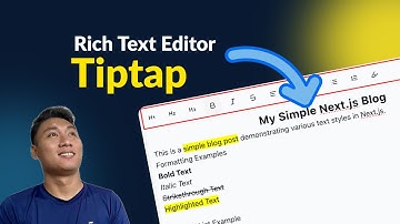 How to Build a Rich Text Editor in Next.js Using Tiptap