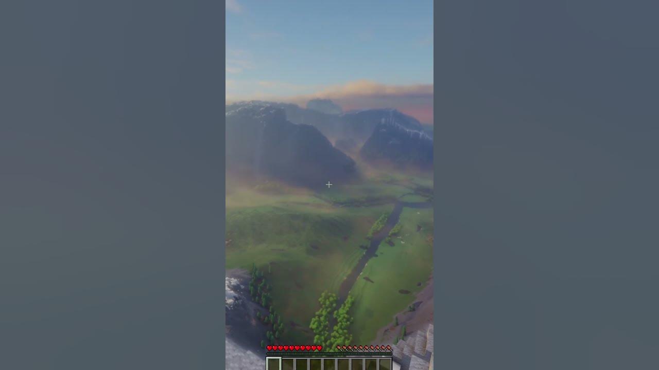 Minecraft Distant Horizons #Shorts
