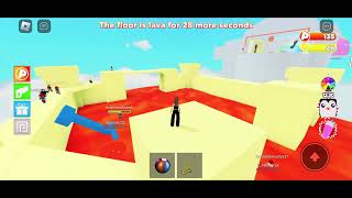 #roblox #floorislava (Round No.001) Sand Fort with TJ