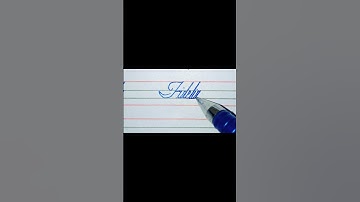 Fidelia write ✍️ in beautiful cursive style #calligraphy #handwriting #handwritingstyles