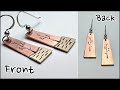 Making Tree Earrings out of Copper and Brass | Metalsmithing Jewelry