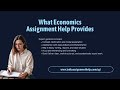 Economics Assignment Help Your Guide to Academic Excellence