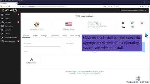 How to Reinstall OS using Virtualizor Automatic OS Reinstaller - Rad Web Hosting