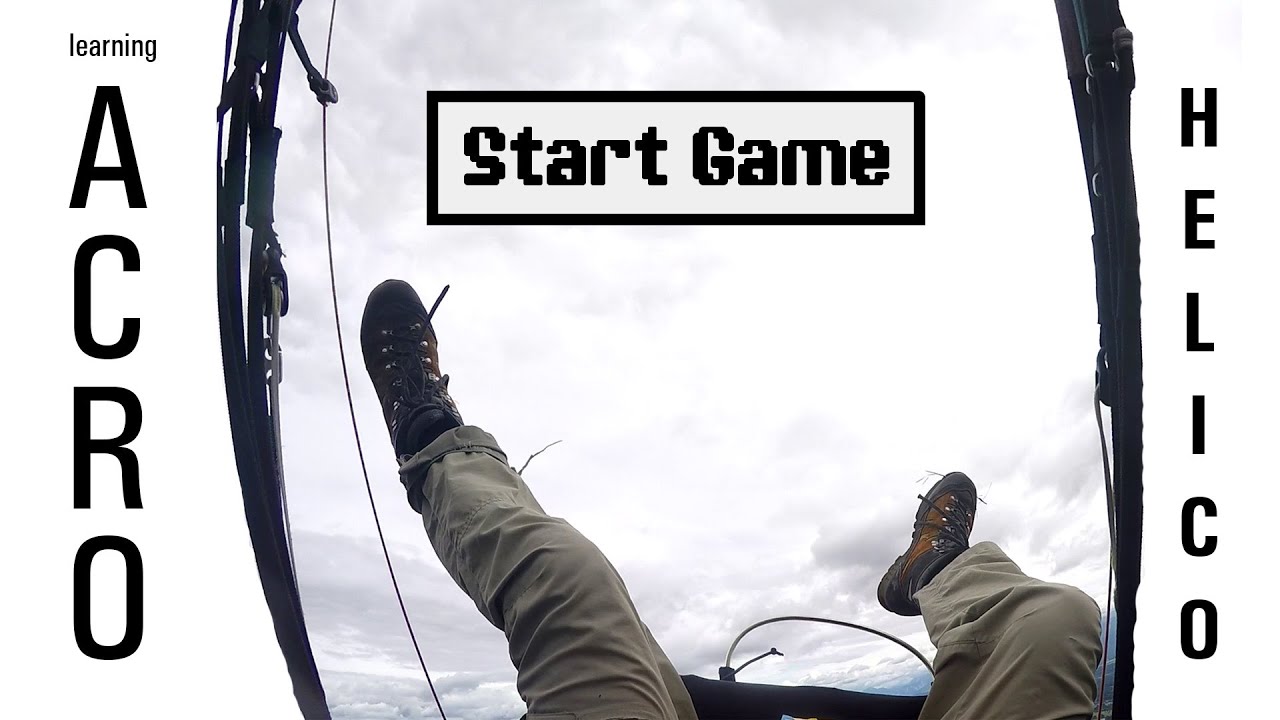 My way to helicopter - learning acro paragliding -  Fail - Gleitschirm fliegen lernen