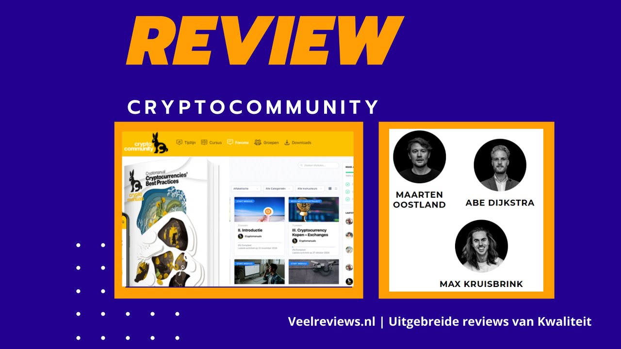 Cryptocommunity review (cursus) – Je crypto kennis naar een volgend niveau  brengen? Mijn ervaringen!