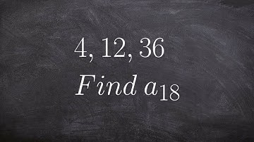 Learn to determine the 18th term of a geometric sequence by using the explicit formula