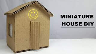 How To Make Easy Cardboard House | Fun and Simple Craft Project