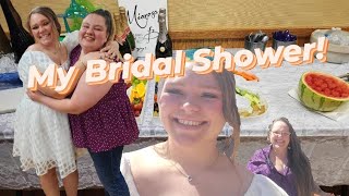 My Bridal Shower Vlog! Wedding Vlogs pt. 1!