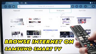 Samsung Smart TV: How to Browse Internet screenshot 2