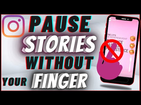 How To Pause Instagram Story Without Holding The Button | Without Your  Finger - YouTube
