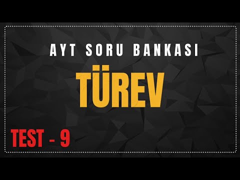 AYT SORU BANKASI - TÜREV TEST 9