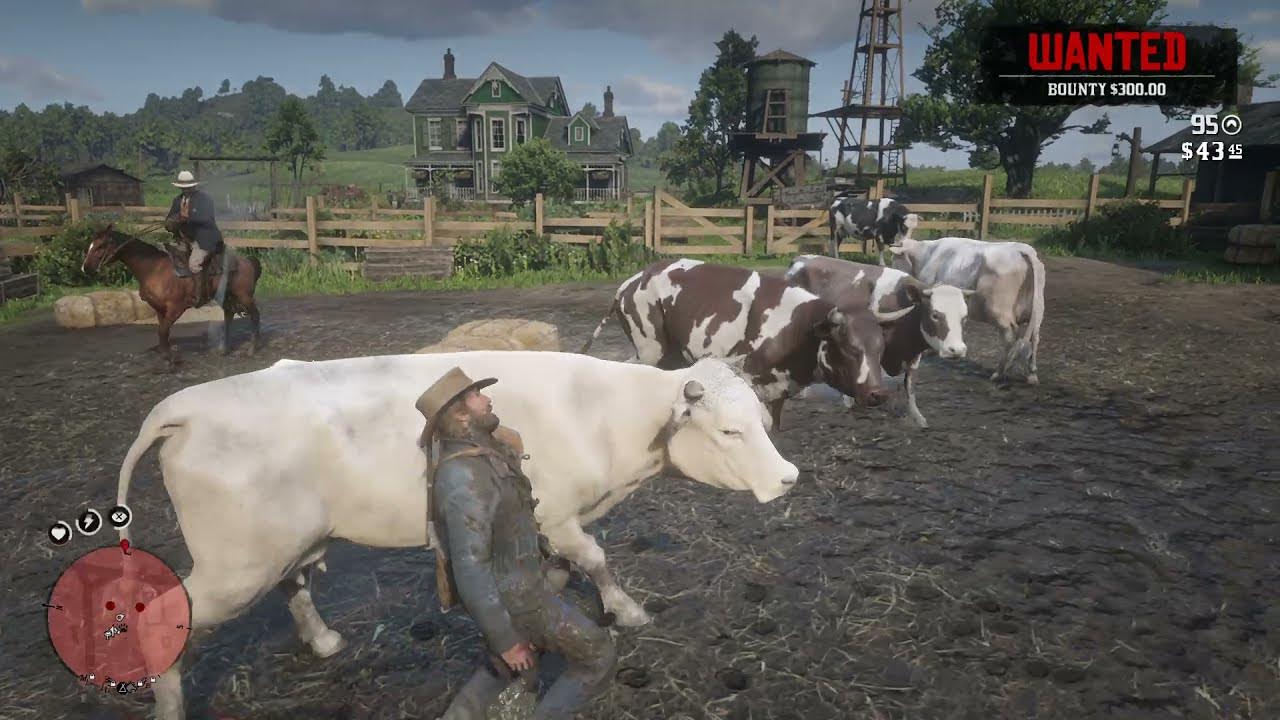 Cows Choose The Side Of The Law Red Dead Redemption 2 YouTube
