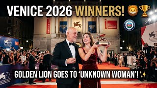 VENICE FILM FESTIVAL 2026 WINNERS! Golden Lion & Volpi Cup Results #Shorts #Cinema