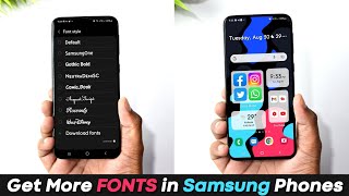 Download Premium Stylish Fonts for FREE in any Samsung M, F, A, S Series Phones screenshot 4