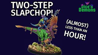 Painting the new Seraphon Raptadon for Age of Sigmar using a two-step slapchop technique!