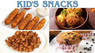4 easy and yummy kid's snacks - summer edition by homecooking.