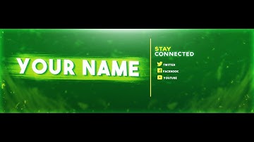 FREE Twitter Header banner template#23 | Photoshop + Tutorial